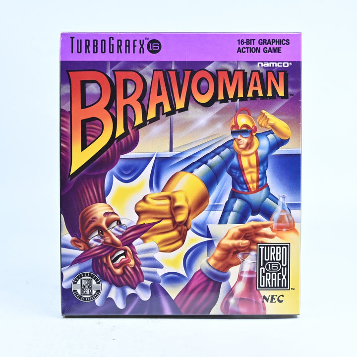 Bravoman - SEALED! - TurboGrafx-16 / PC Engine Boxed Game - NTSC-U/C