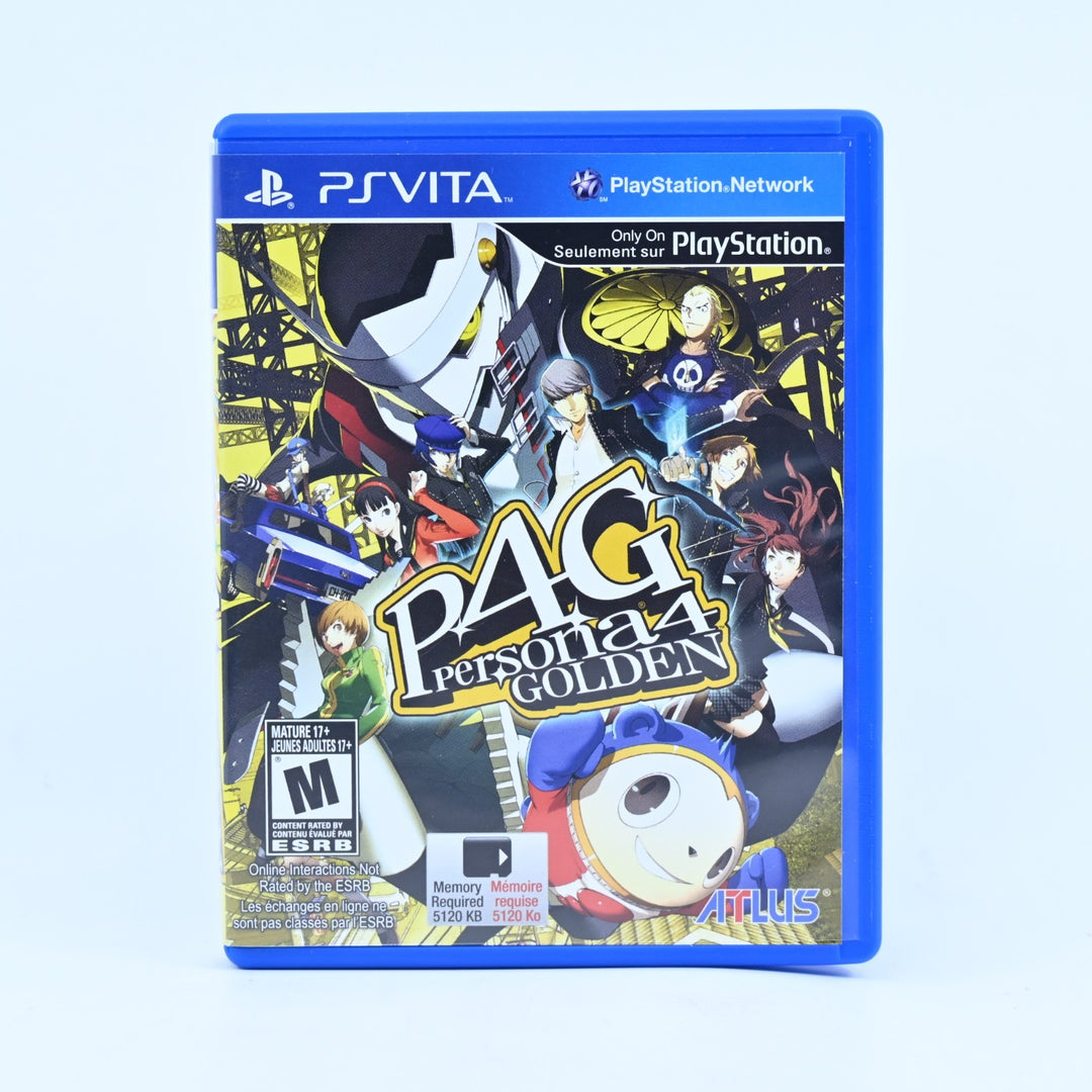 Persona 4 Golden - Sony PS Vita Game - Region Free - FREE POST!