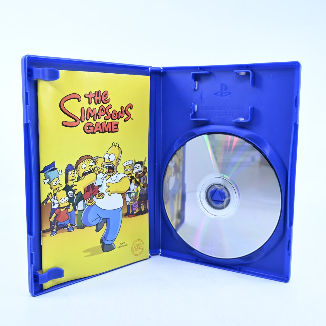 The Simpsons Game - Sony Playstation 2 / PS2 Game + Manual - PAL - MINT DISC!