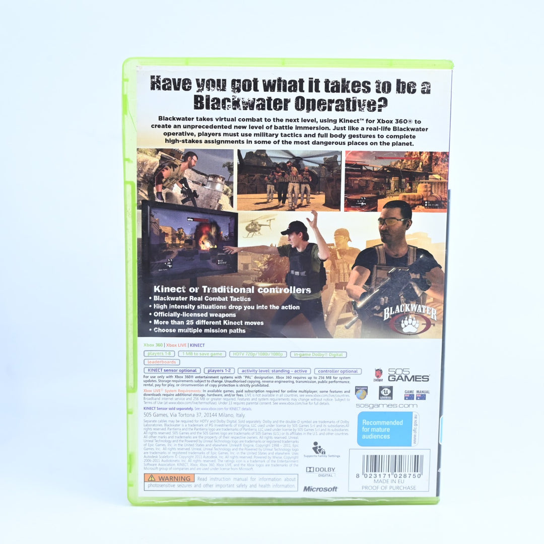 Blackwater - Xbox 360 Game + Manual - PAL - MINT DISC!