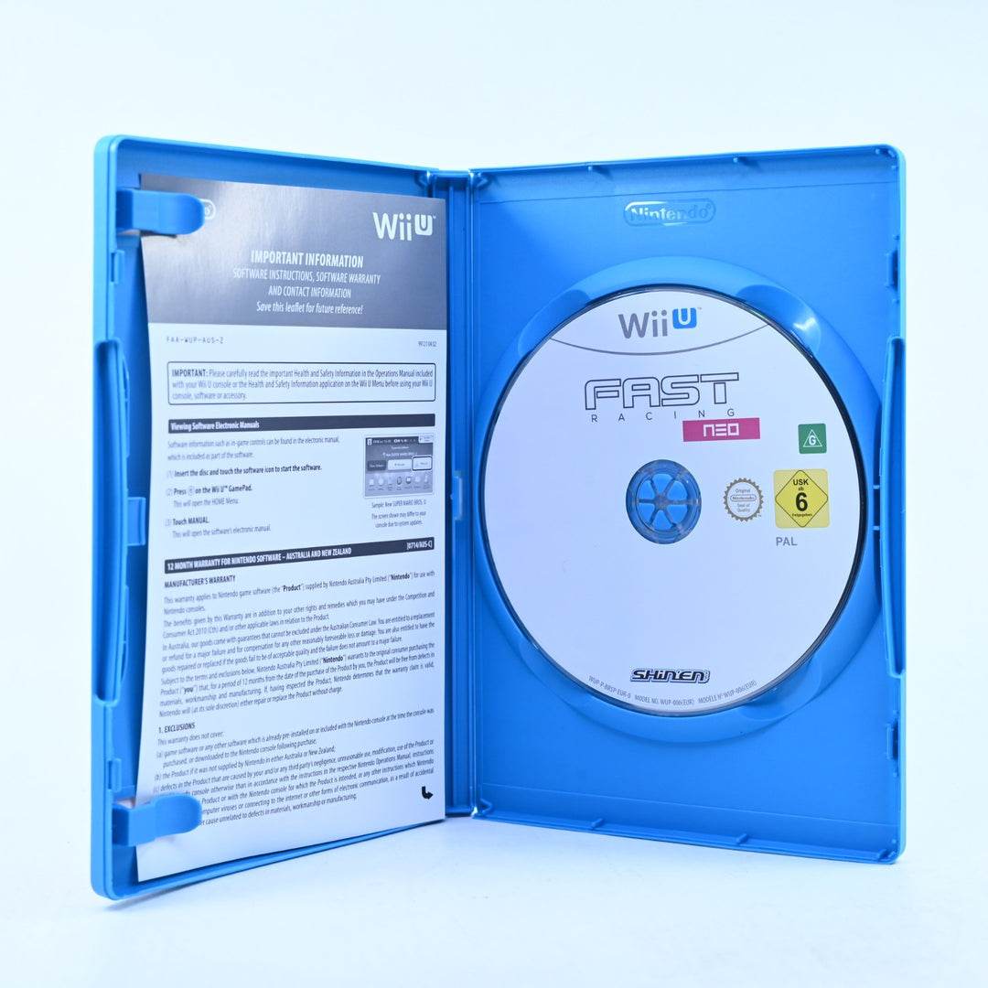 Fast Racing Neo - Nintendo Wii U Game - PAL - FREE POST!