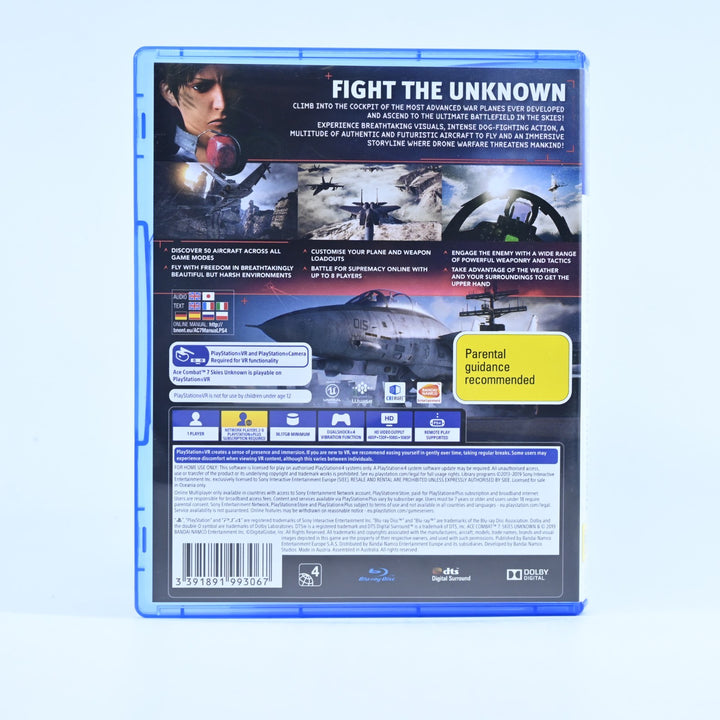 Ace Combat 7: Skies Unknown - Sony Playstation 4 / PS4 Game - MINT DISC!