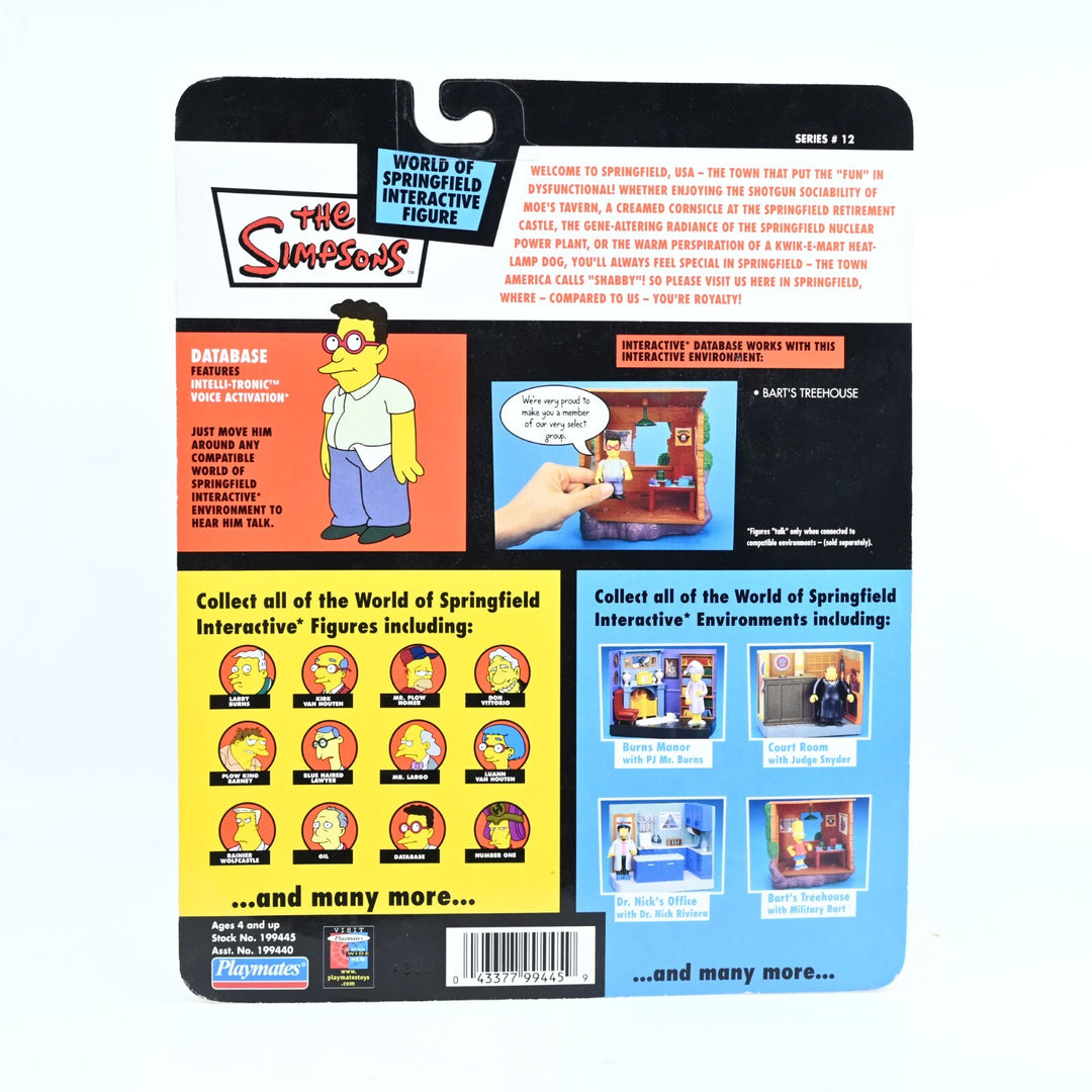 Database - Simpsons Intelli-Tronic Voice Activation Toy - Playmates