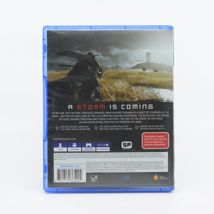 Ghost of Tsushima - Sony Playstation 4 / PS4 Game - FREE POST!
