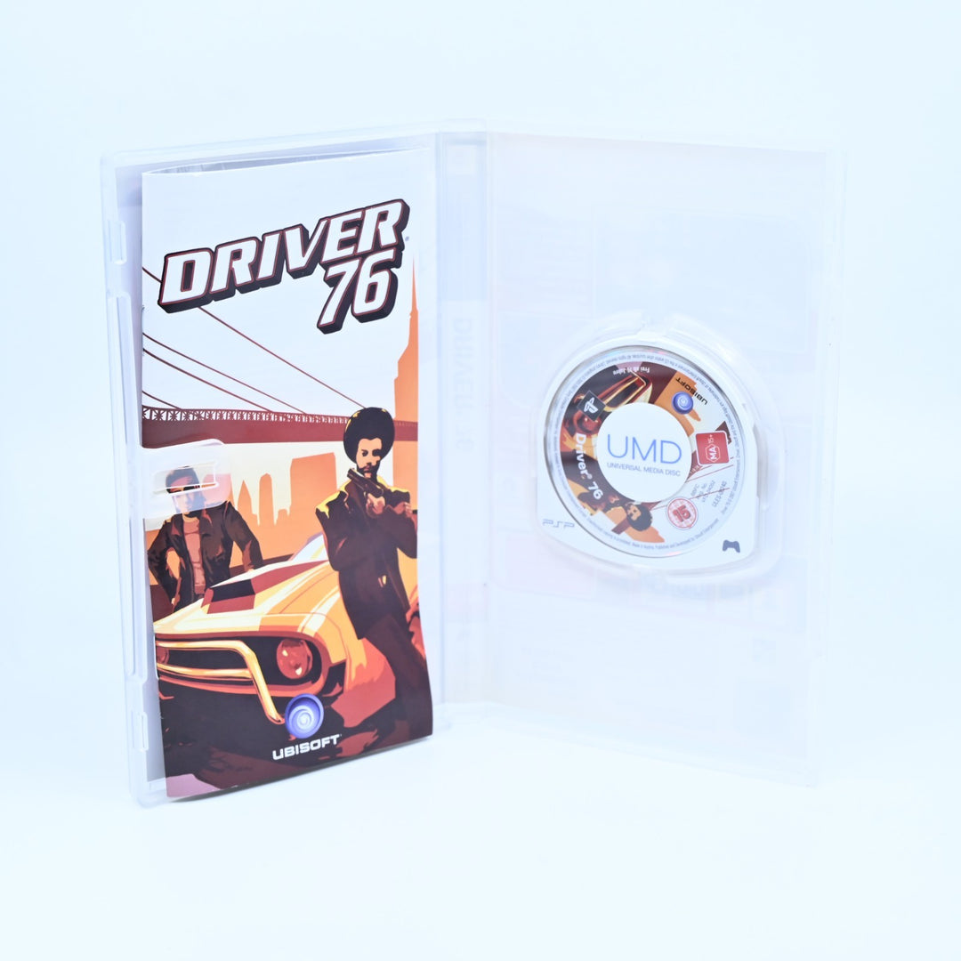 Driver 76 - Sony PSP Game + Manual - FREE POST!