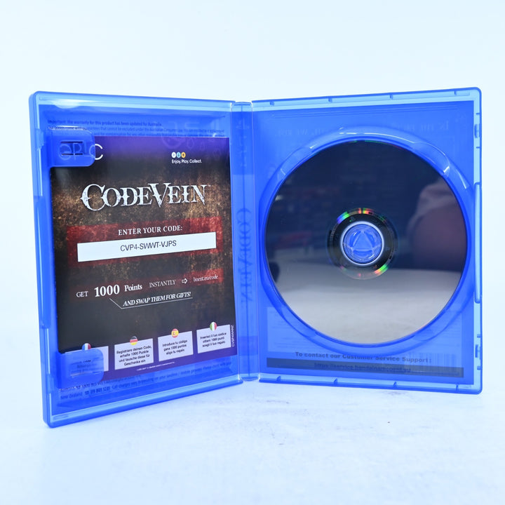 Code Vein - Sony Playstation 4 / PS4 Game - MINT DISC!