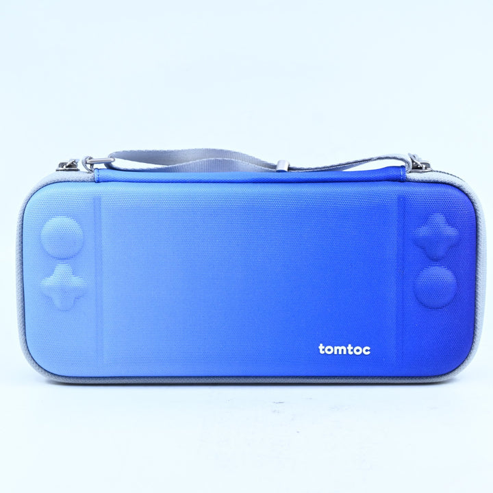 Tomtoc Hard Shell Slim Carry Case - Blue - Nintendo Switch OLED Accessory