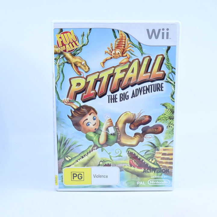 Pitfall: The Big Adventure - Nintendo Wii Game + Manual - MINT DISC!