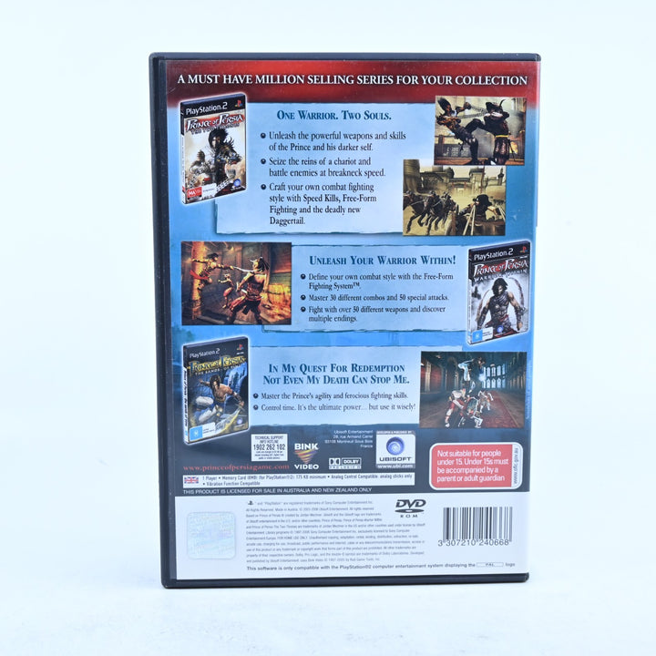 Prince Of Persia: Trilogy - Sony Playstation 2 / PS2 Game + 3 Manuals - PAL