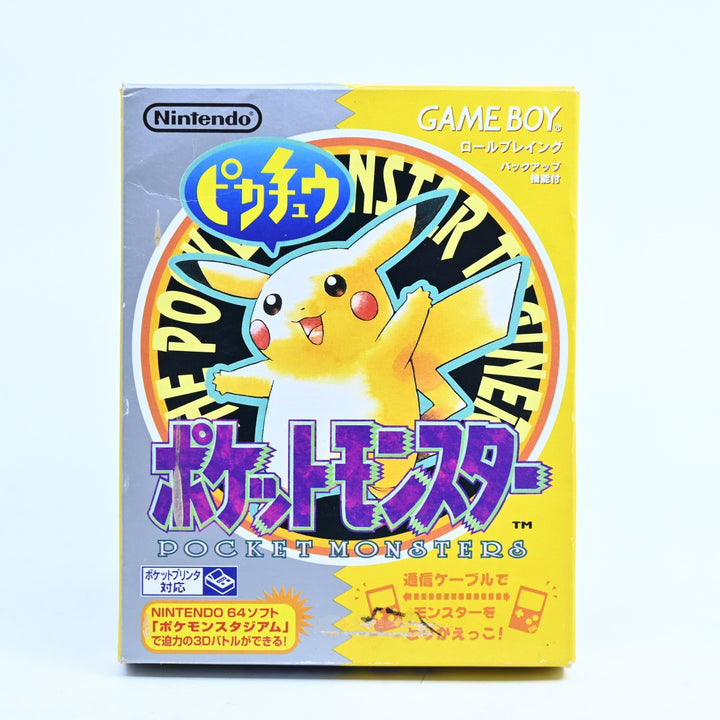 Pokemon Yellow Version - Nintendo Gameboy Boxed Game - NTSC-J - NEW SAVE BATTERY