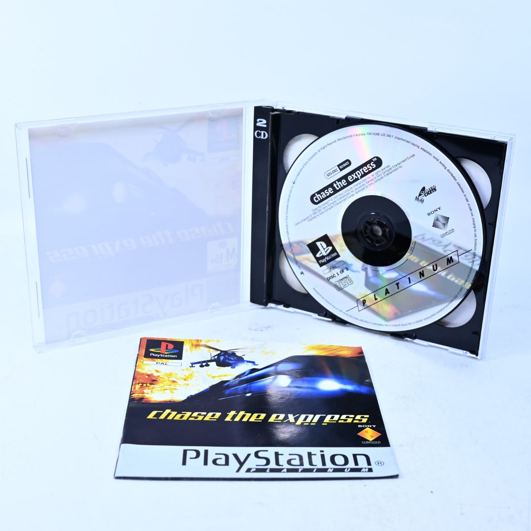 Chase The Express - Sony Playstation 1 / PS1 Game + Manual - PAL - MINT DISC!