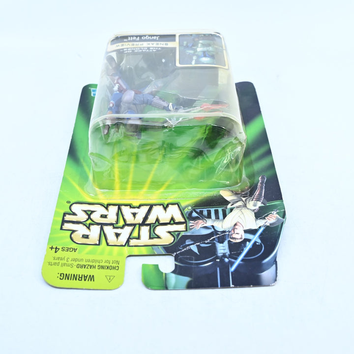SEALED! Jango Fett - Star Wars: Attack of the Clones Sneak Preview Action Figure