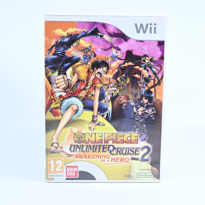 One Piece Unlimited Cruise 2 - Nintendo Wii Game + Manual - PAL - MINT DISC!