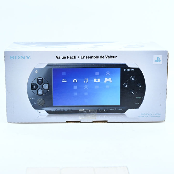 AS NEW! PSP 1000 1001 Value Pack - Sony PSP Boxed Console - Region Free