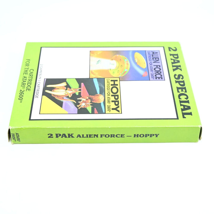 2 Pak Special - Alien Force + Hoppy - Atari 2600 Boxed Game - PAL - FREE POST!