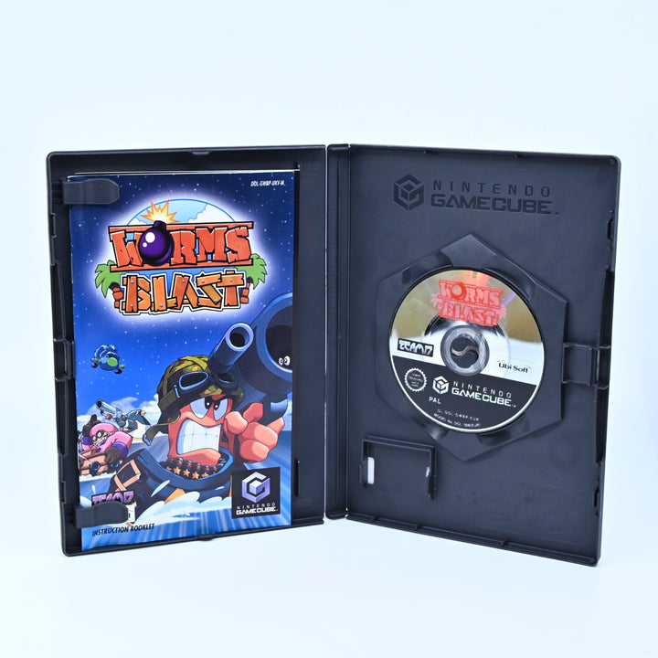 Worms Blast - Nintendo Gamecube Game + Manual - PAL - FREE POST!