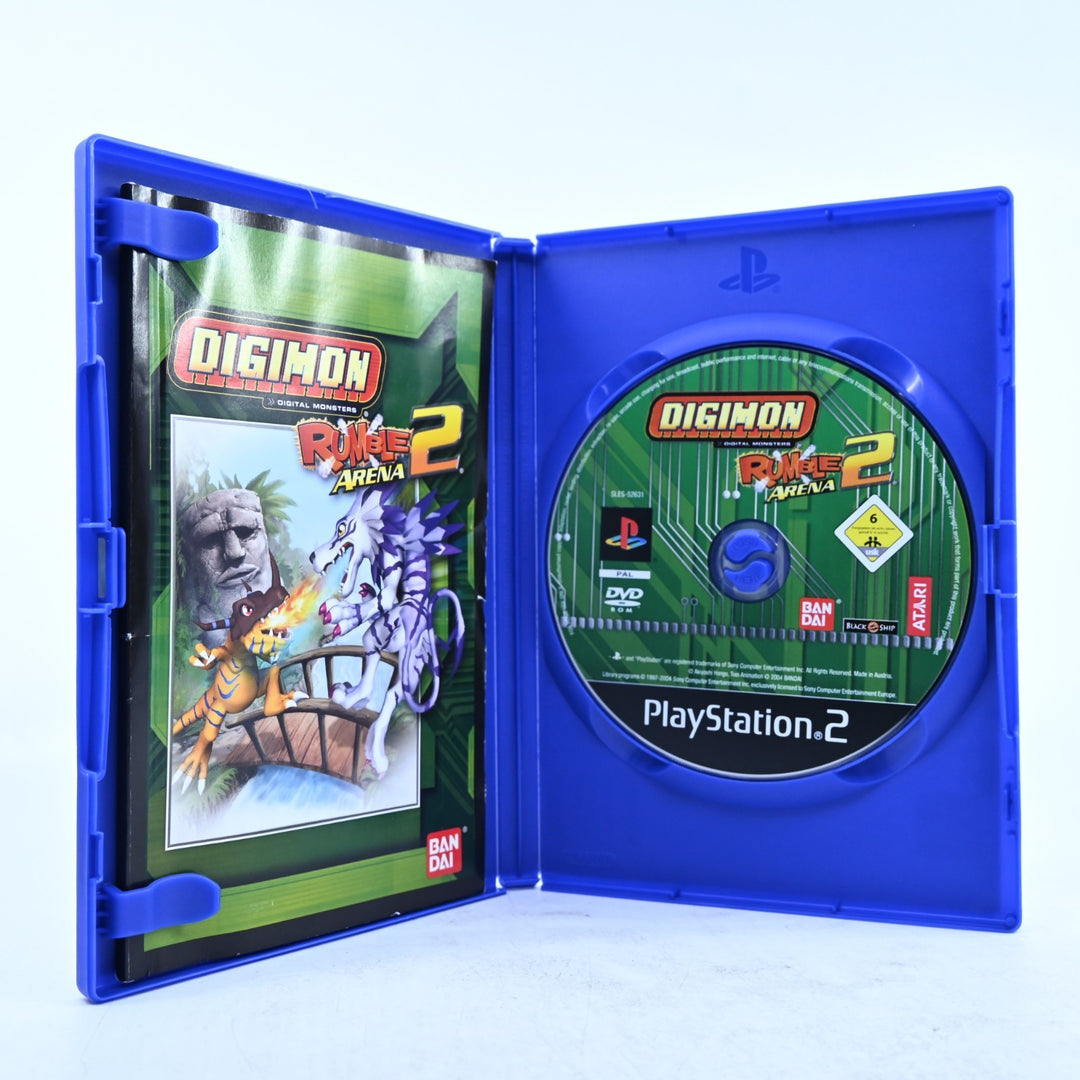 Digimon Rumble Arena 2 - Sony Playstation 2 / PS2 Game + Manual - PAL