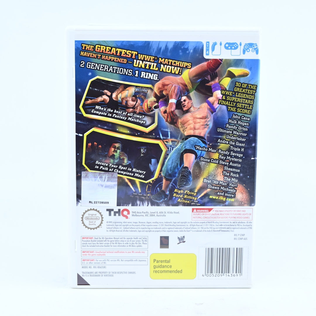 WWE All Stars - Nintendo Wii Game + Manual - PAL - MINT DISC!