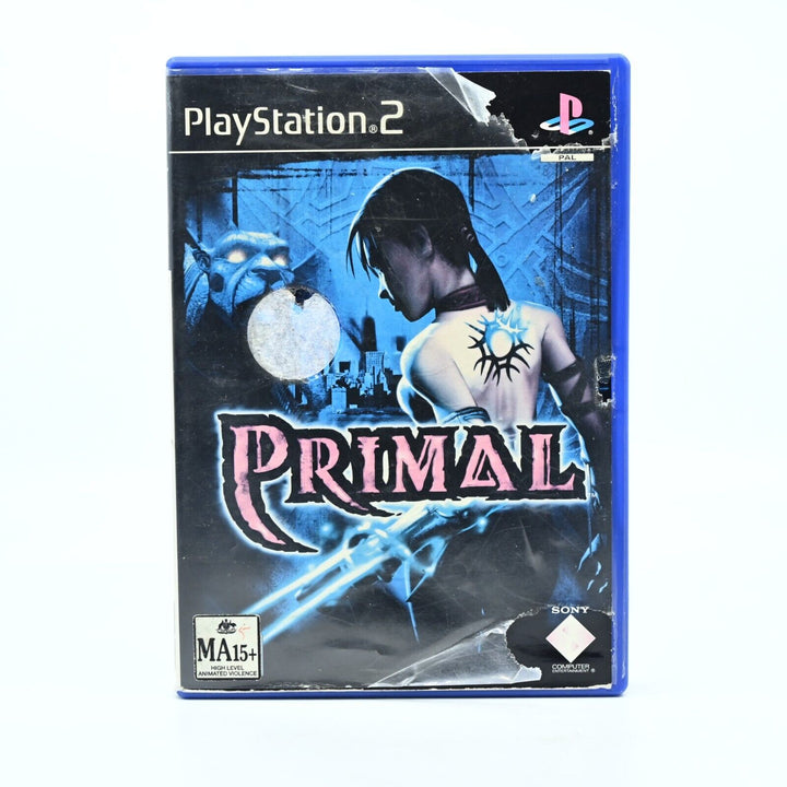 Primal - Sony Playstation 2 / PS2 Game + No Manual - PAL - MINT DISC!