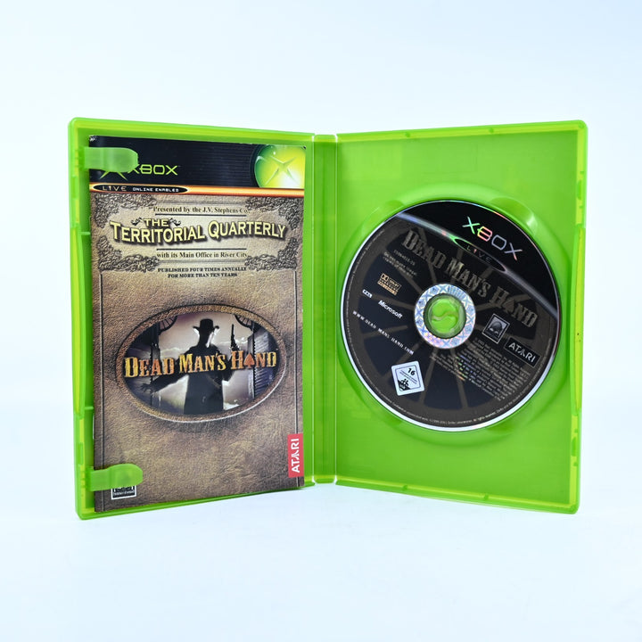 Dead Man's Hand - Original Xbox Game + Manual - PAL - MINT DISC!