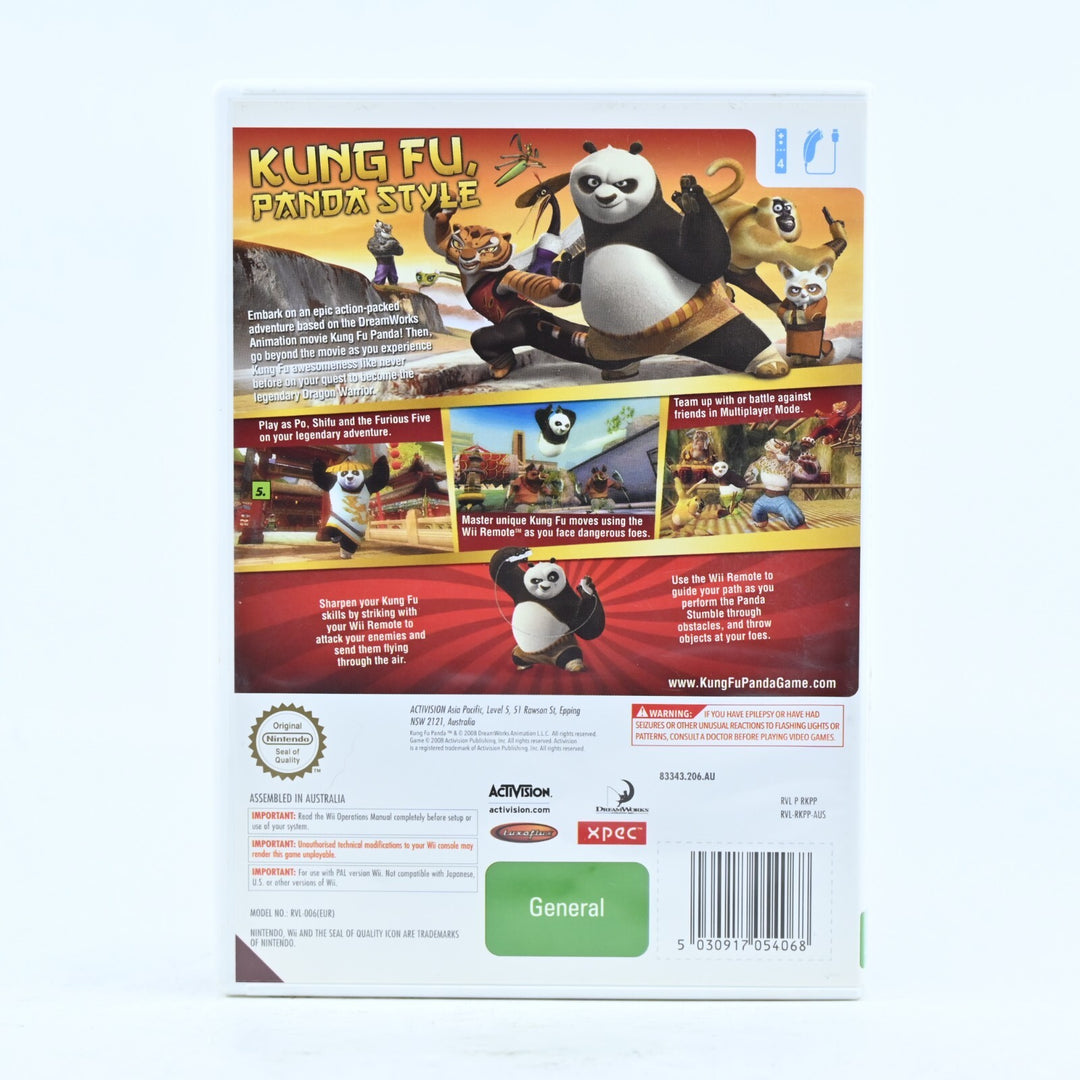 Kung Fu Panda - Nintendo Wii Game + Manual - PAL - MINT DISC!