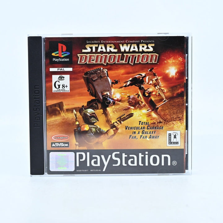 Star Wars: Demolition - Sony Playstation 1 / PS1 Game + Manual - PAL - FREE POST