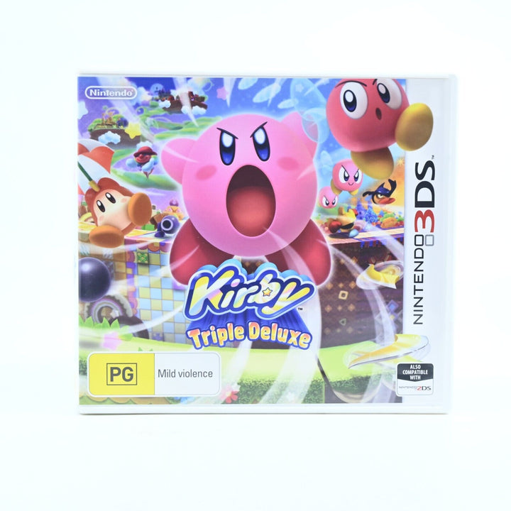 LIKE NEW! Kirby Triple Deluxe - Nintendo 3DS Game - PAL - FREE POST!