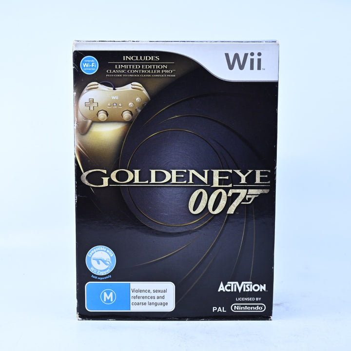 Goldeneye 007 - Nintendo Wii Game + Manual + Controller - PAL - MINT DISC!
