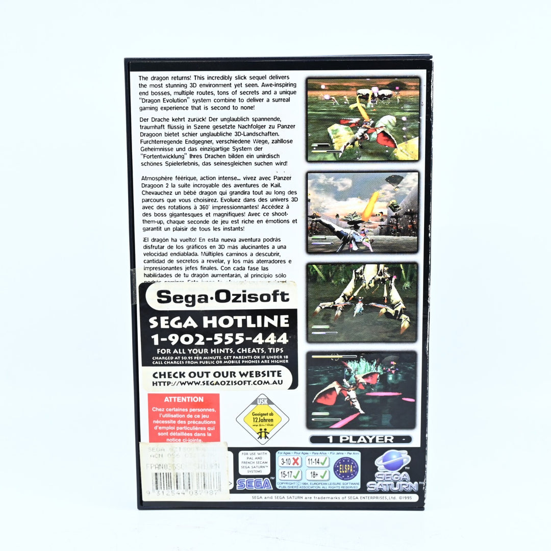Panzer Dragoon II Zwei - Sega Saturn Game - Aus PAL - MINT DISC!