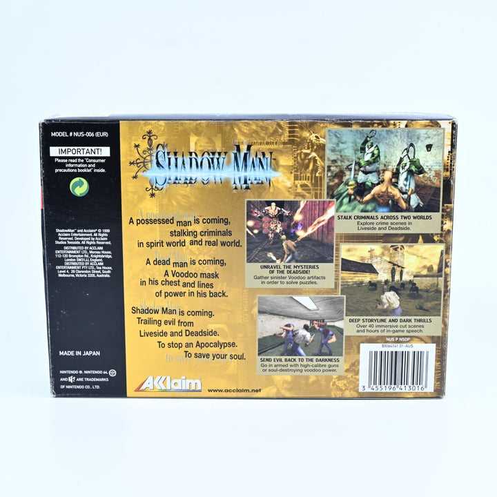 Shadow Man - N64 / Nintendo 64 Boxed Game - PAL - FREE POST!