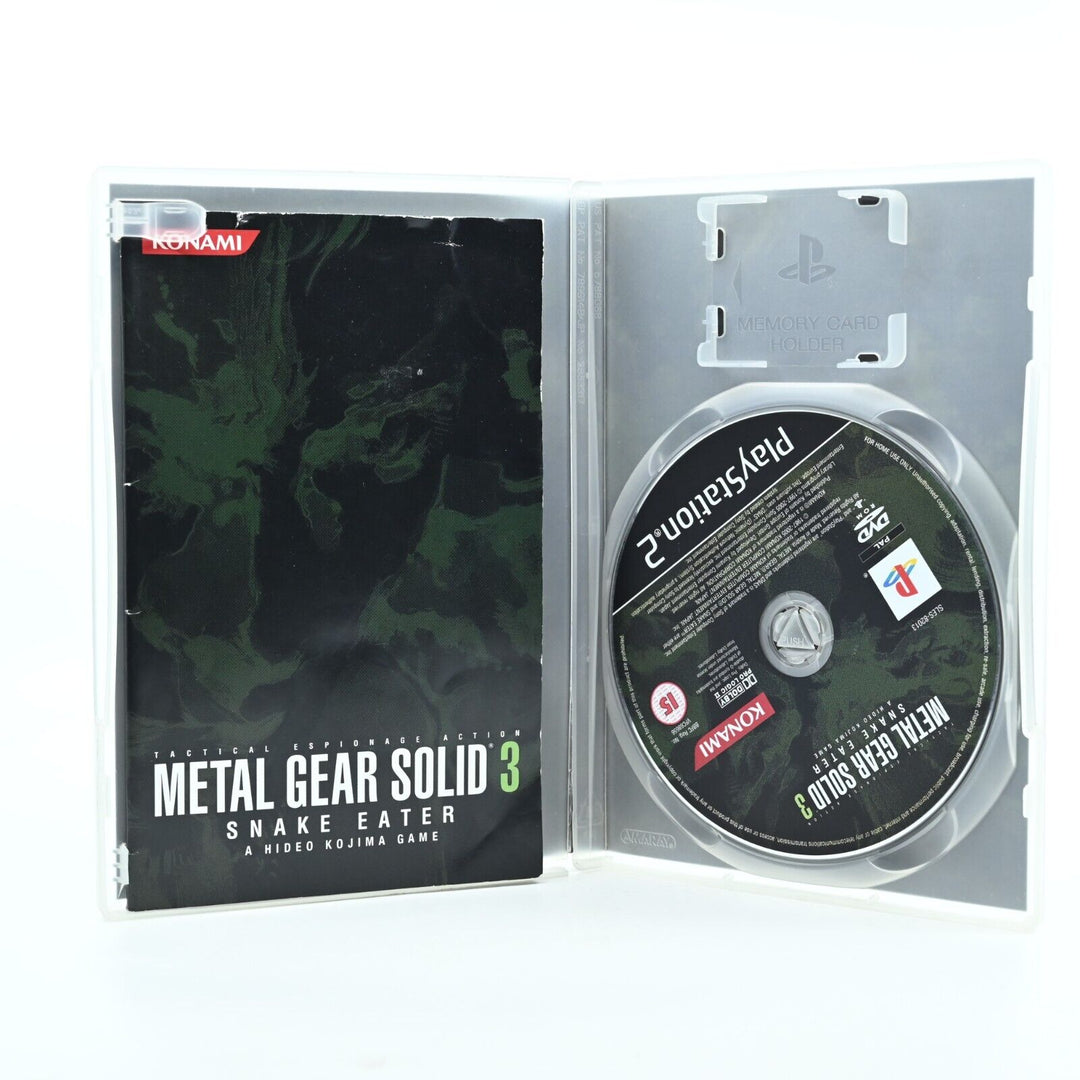 Metal Gear Solid 3: Snake Eater - Sony Playstation 2 / PS2 Game + Manual - PAL