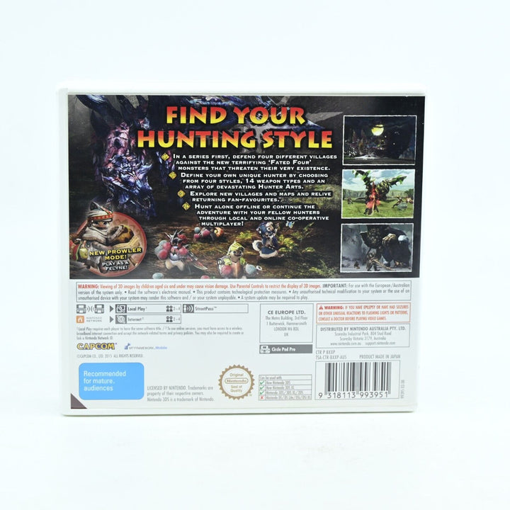 Monster Hunter Generations - Nintendo 3DS Game - PAL - FREE POST!