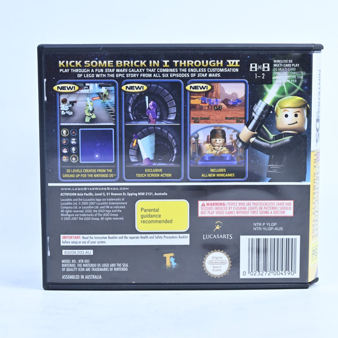 LEGO Star Wars: The Complete Saga - Nintendo DS Game - PAL + Manual - FREE POST!