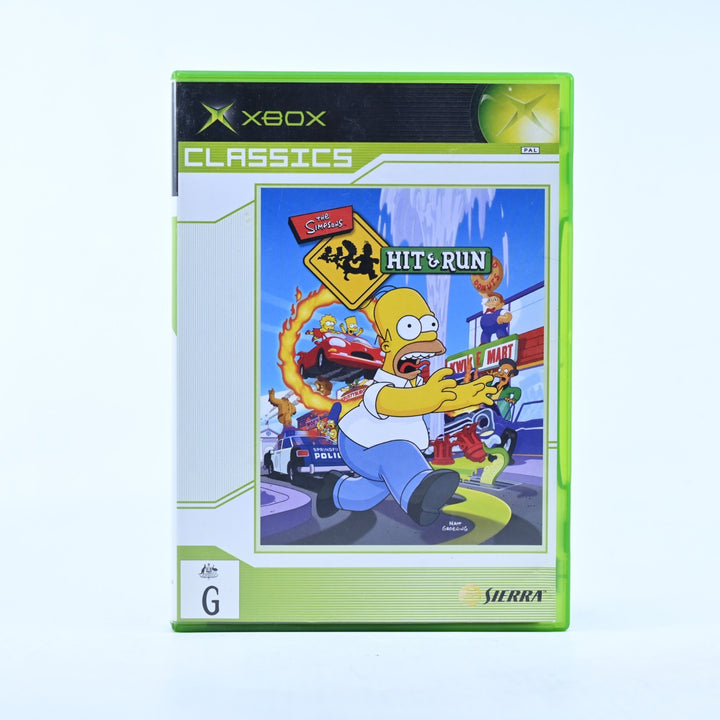 The Simpsons Hit & Run - Original Xbox Game + Manual - PAL - MINT DISC!