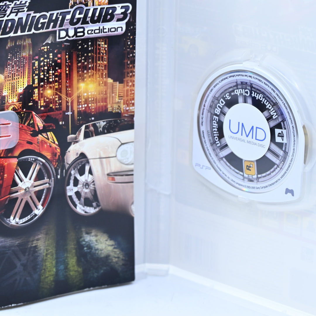 Midnight Club 3 Dub Edition - Sony PSP Game - FREE POST!
