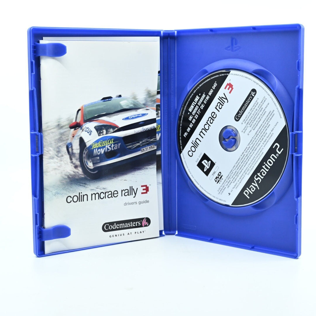 Colin McRae Rally 3 - Sony Playstation 2 / PS2 Game + Manual - PAL - MINT DISC!
