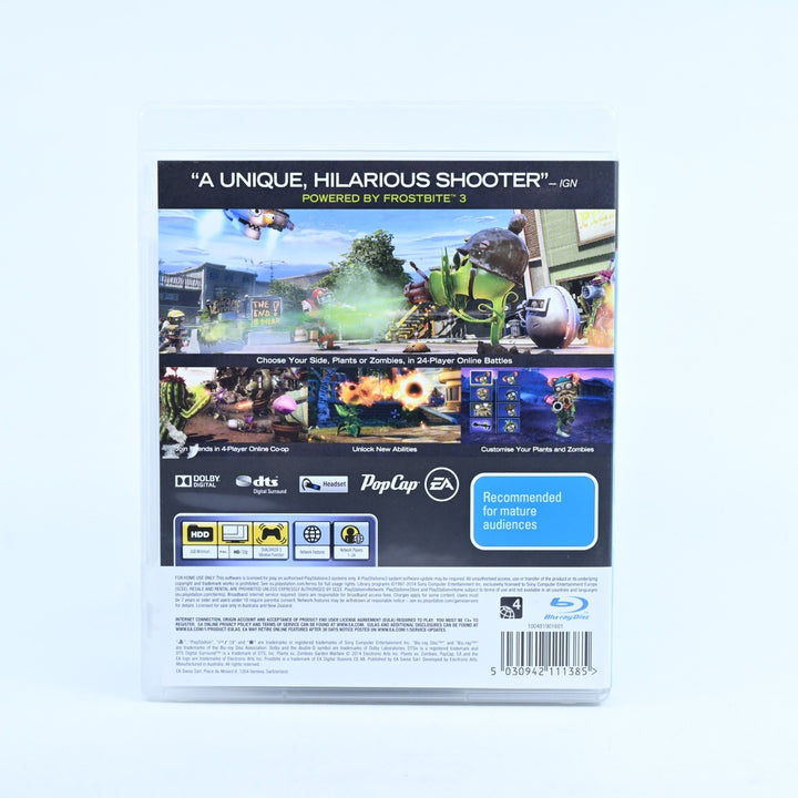 Plants vs Zombies: Garden Warfare  - Sony Playstation 3 Game
