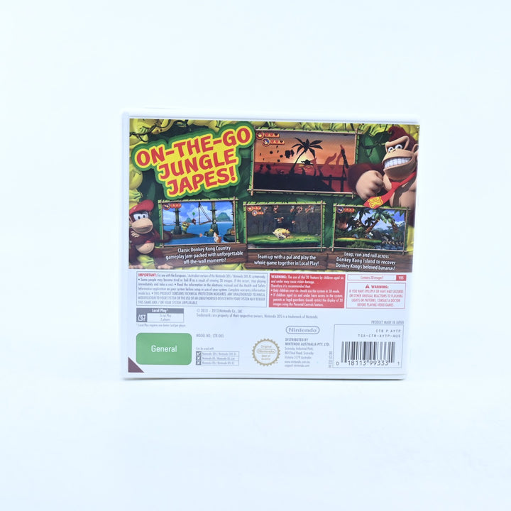 Donkey Kong Country Returns 3D - Nintendo 3DS Game - PAL + Manual - FREE POST!
