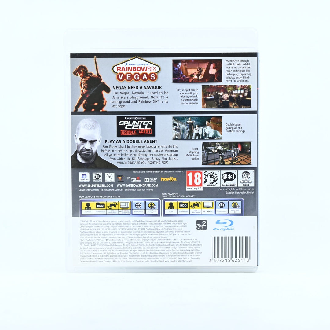 Tom Clancy's Rainbow Six Vegas + Splinter Cell Double Agent - PS3 Game