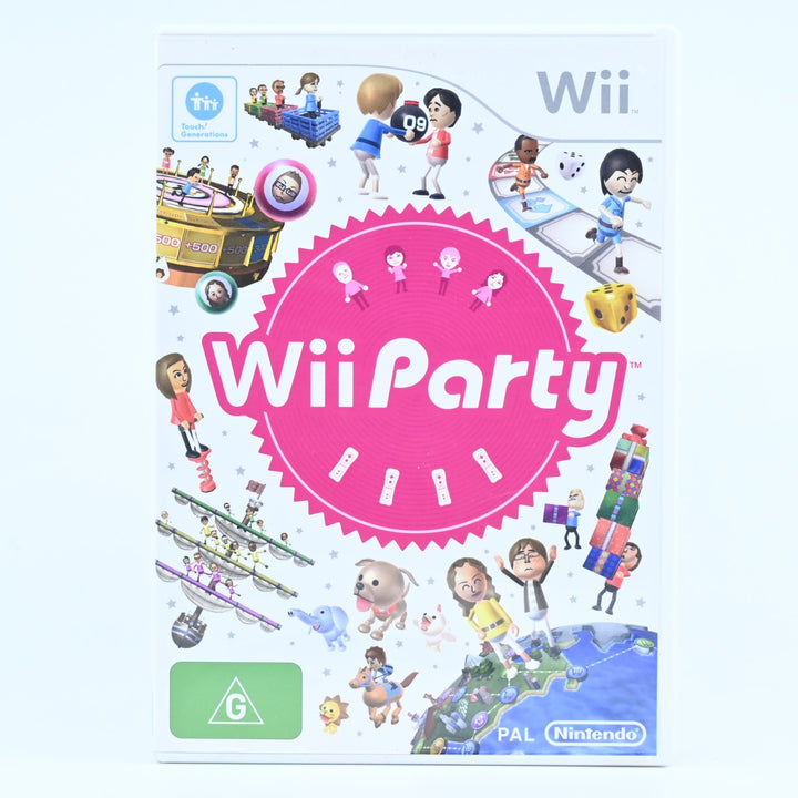 Wii Party - Nintendo Wii Game + Manual - PAL - MINT DISC!
