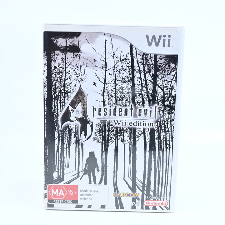 Resident Evil 4 Wii Edition - Nintendo Wii Game + Manual - PAL - MINT DISC!