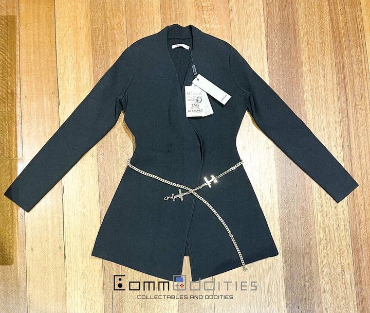 BRAND NEW! Thurley Compact Knit Black Tuxedo Jacket With Tags - Size XS RRP $549