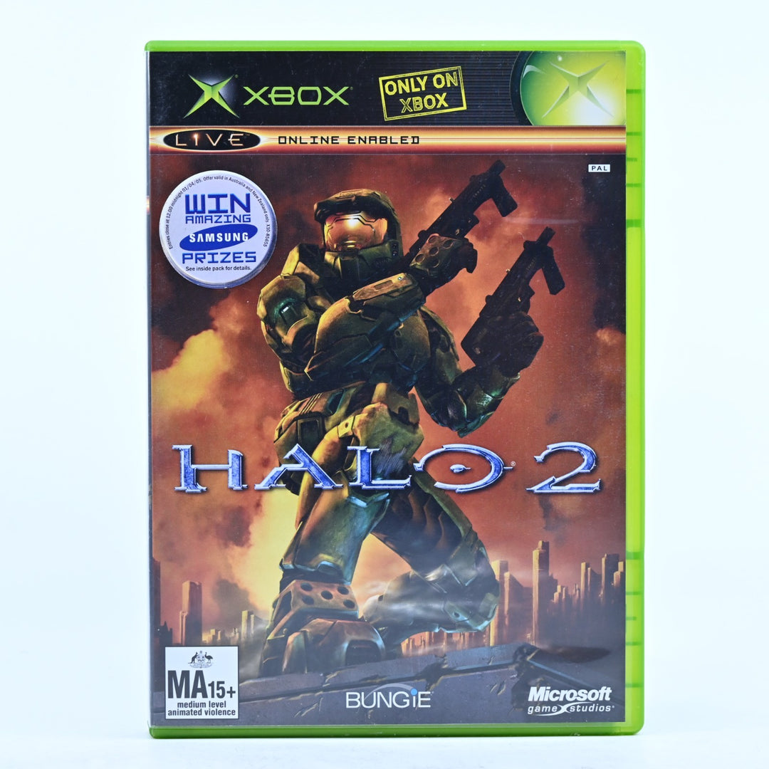 Halo 2 - Original Xbox Game + Manual - PAL - MINT DISC!