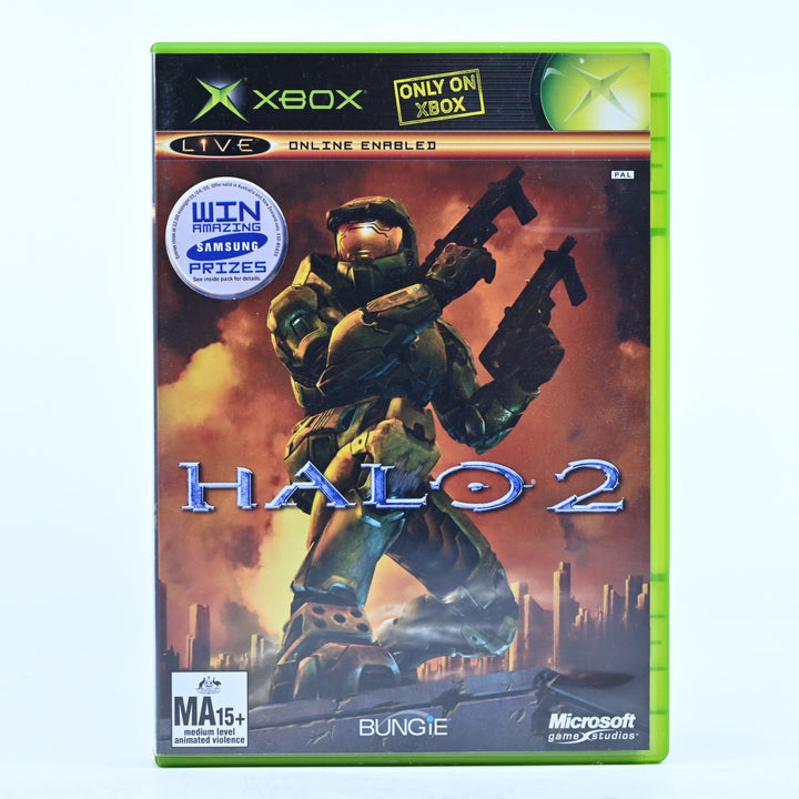Halo 2 - Original Xbox Game + Manual - PAL - MINT DISC!