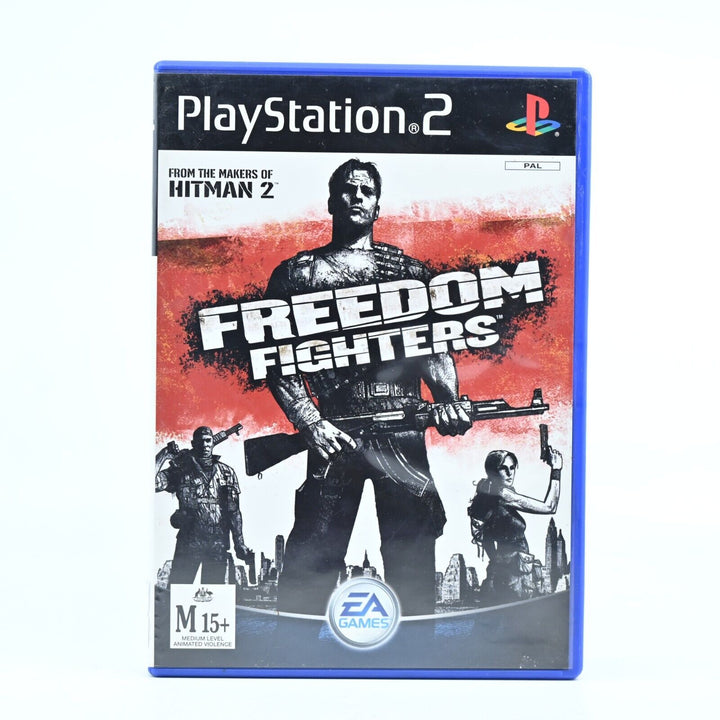 Freedom Fighters - Sony Playstation 2 / PS2 Game + Manual - PAL - MINT DISC!