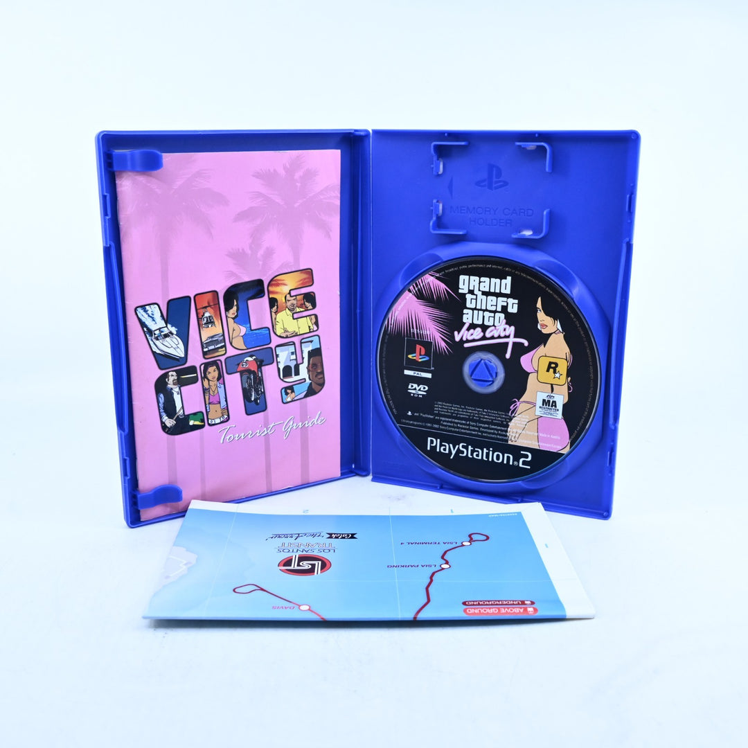 Grand Theft Auto: Vice City - Sony Playstation 2 / PS2 Game + Manual + Map - PAL