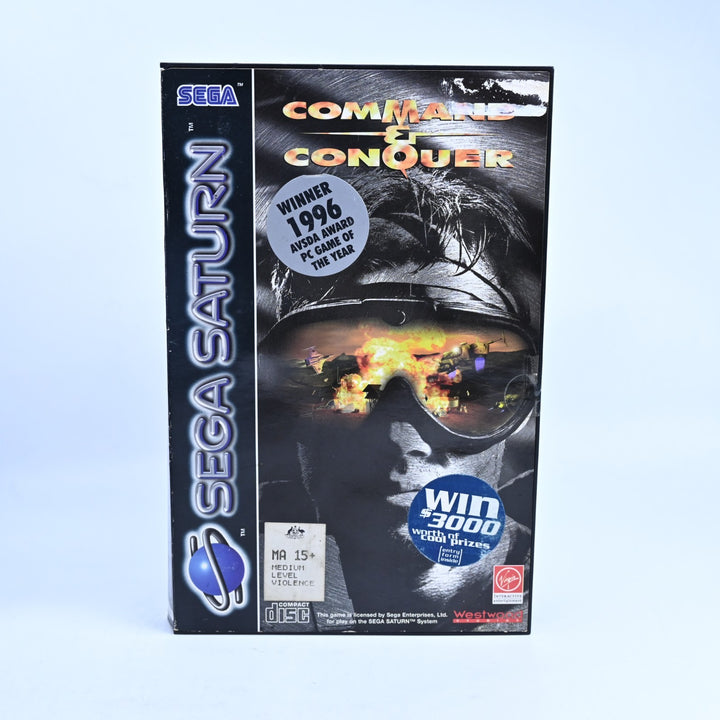 Command & Conquer - Sega Saturn Game + Manual - PAL - FREE POST!