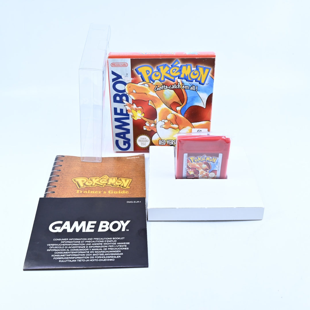 Pokemon Red Version - Nintendo Gameboy Boxed Game - PAL - NEW SAVE BATTERY!