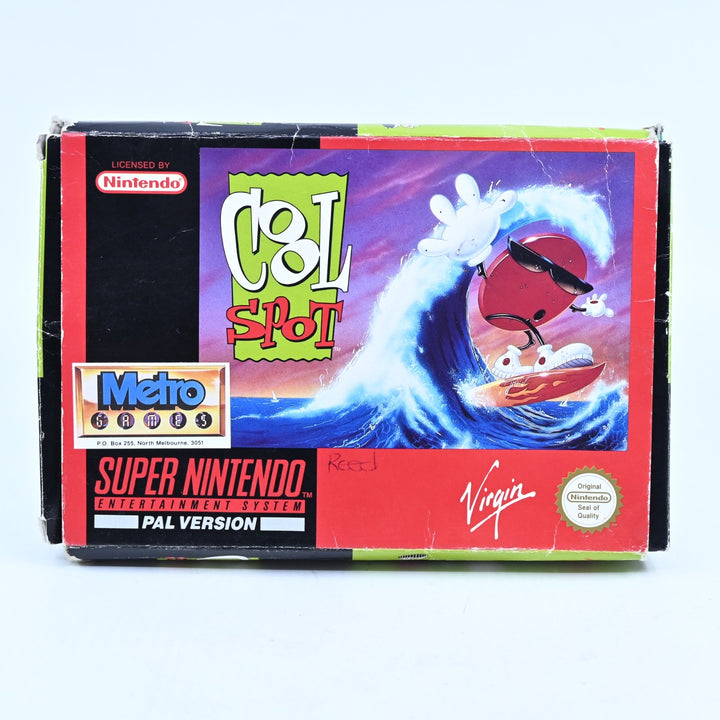 Cool Spot - Super Nintendo / SNES Boxed Game - PAL - FREE POST!