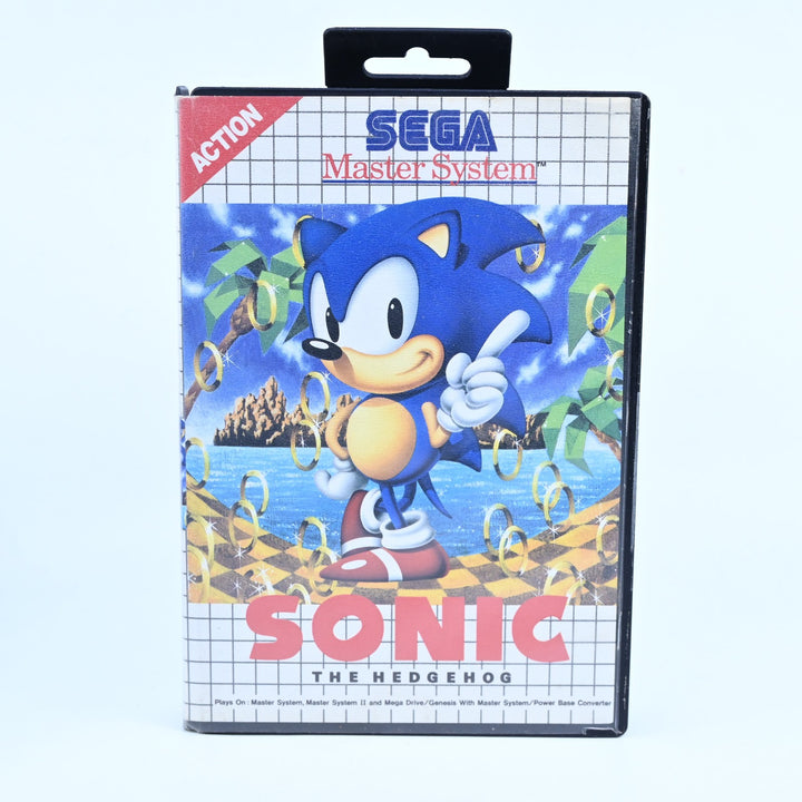Sonic The Hedgehog - Sega Master System Game - No Manual - PAL - FREE POST!